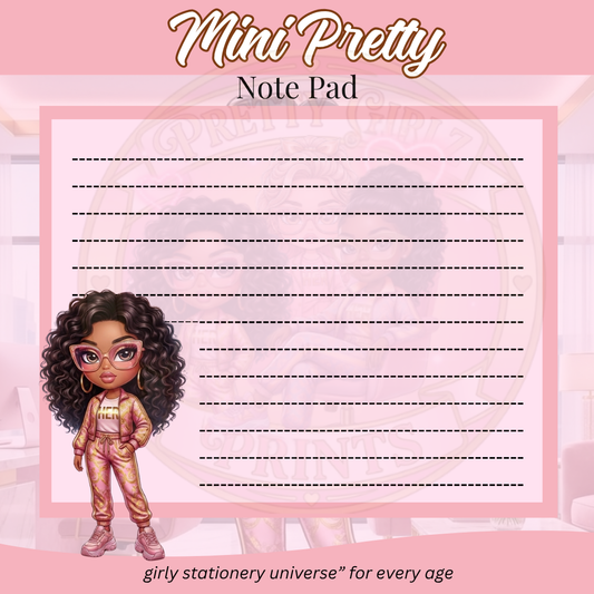 Cute Pocket Memo Pad | Girly Desk & Planner Accessory