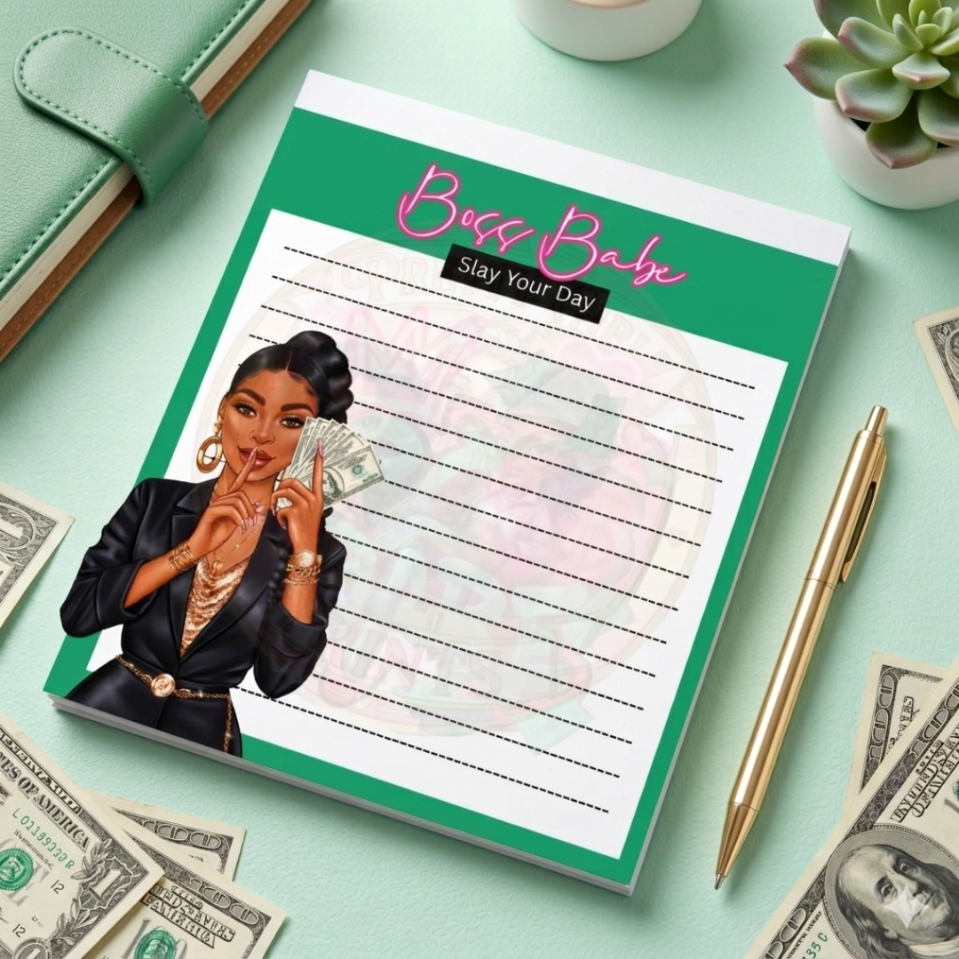 Goal Slay Your Day Notepad