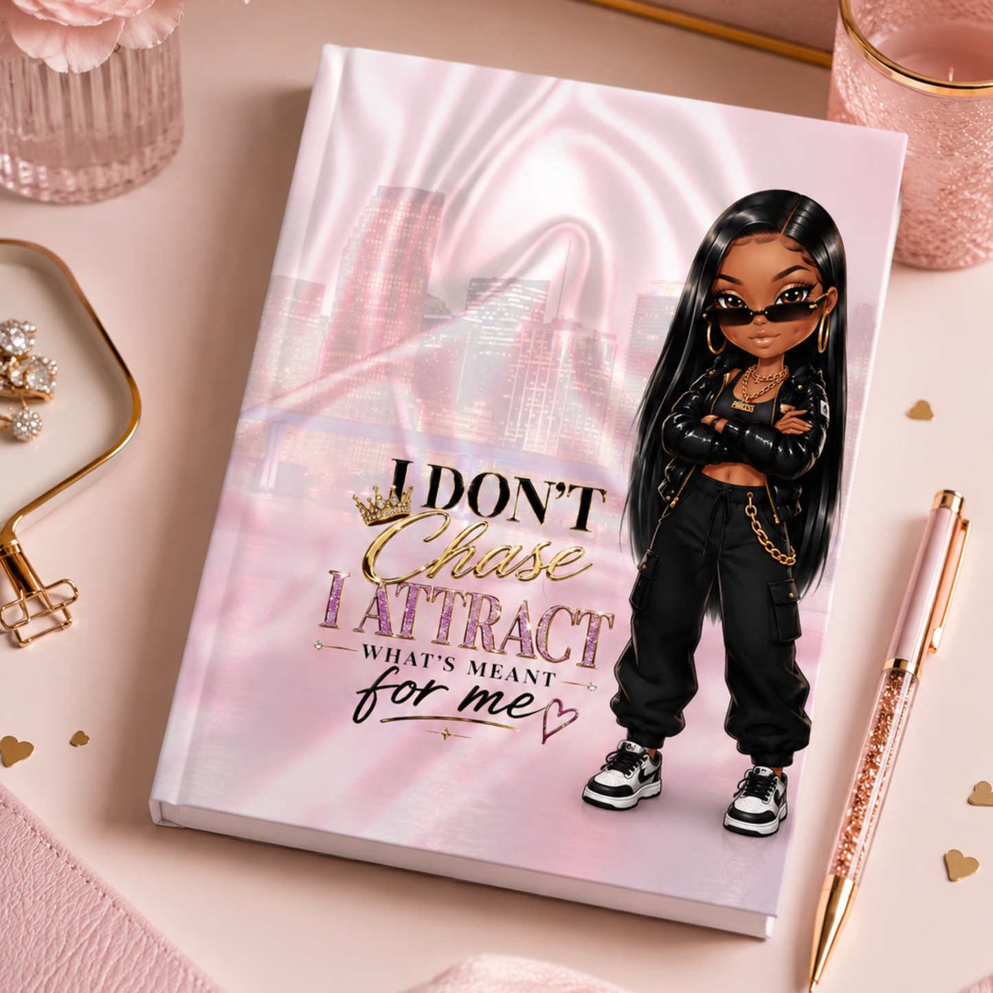 I Don’t Chase, I Attract Pretty Girl Journal