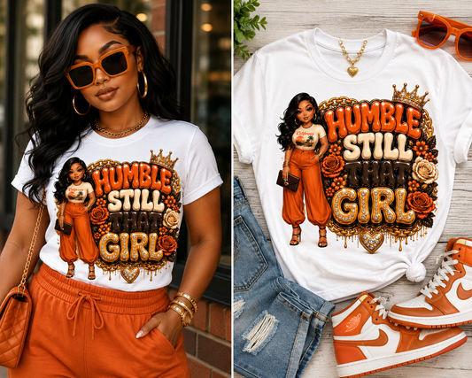 Humble Still That Girl – PNG Graphic