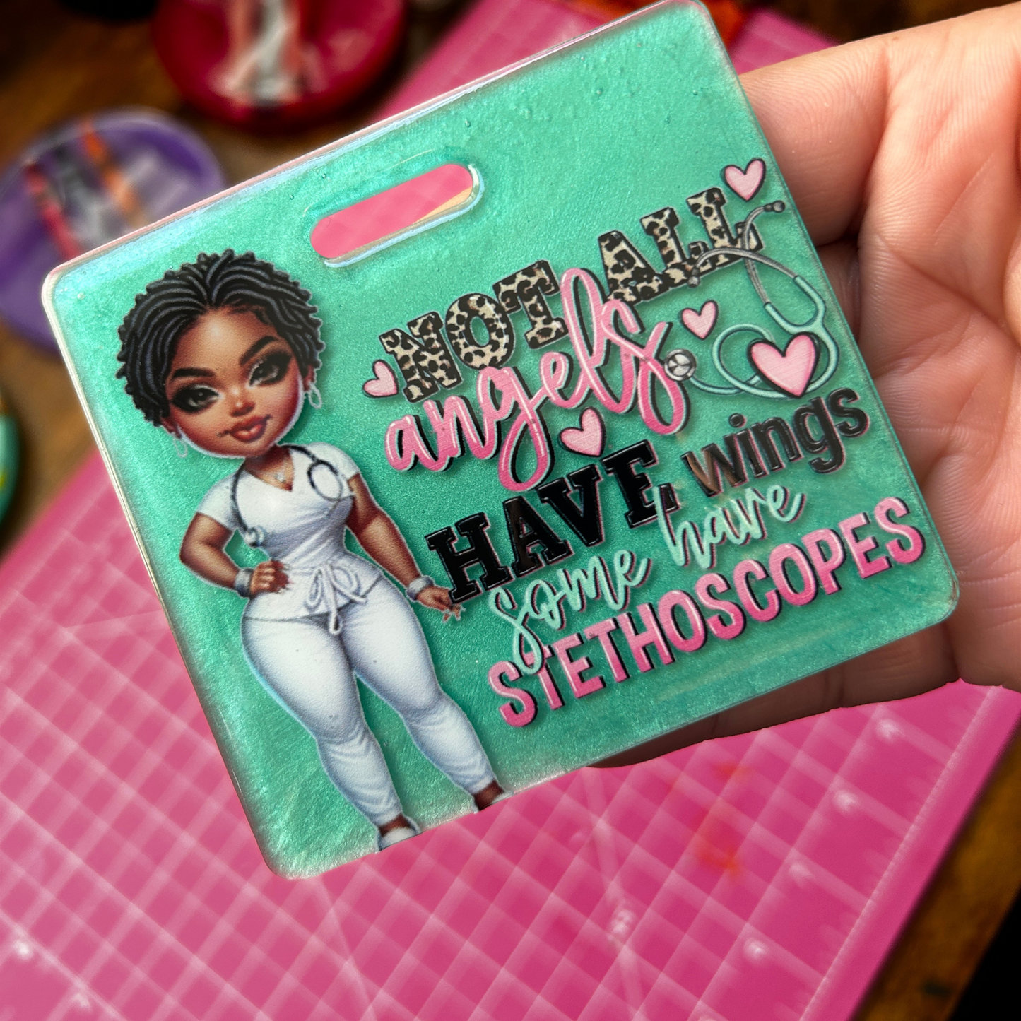 Motivational Nurse Badge Reel