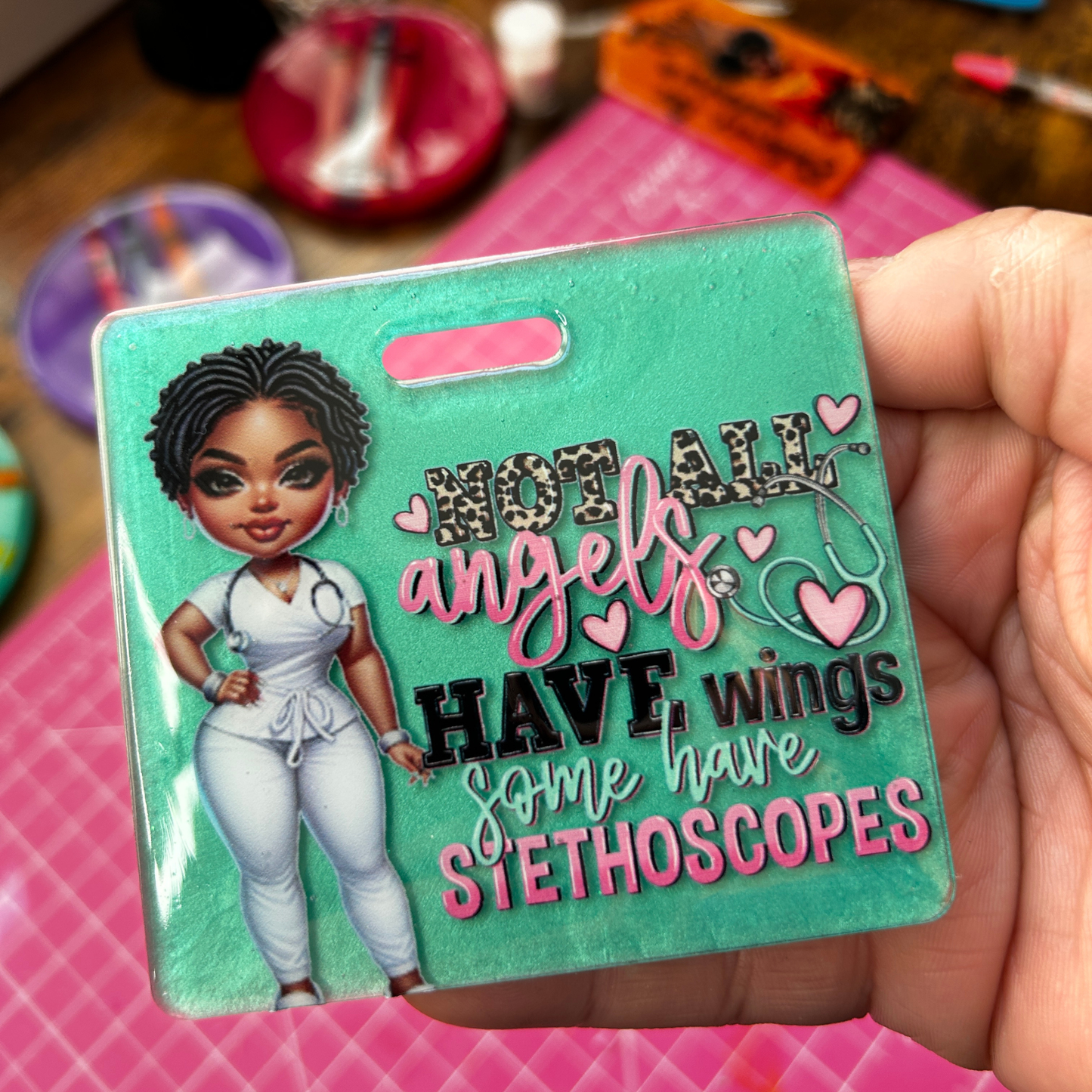 Motivational Nurse Badge Reel