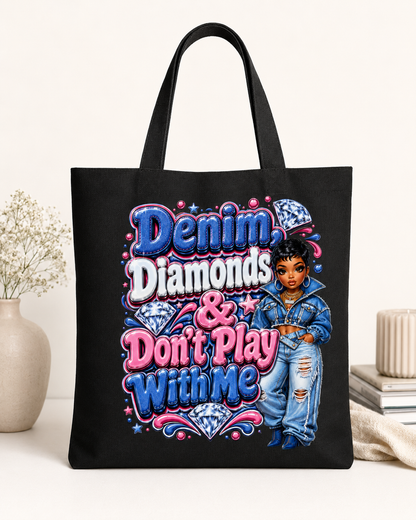 Chibi Denim Doll Bundle | 4 PNG Clipart Files for Sublimation