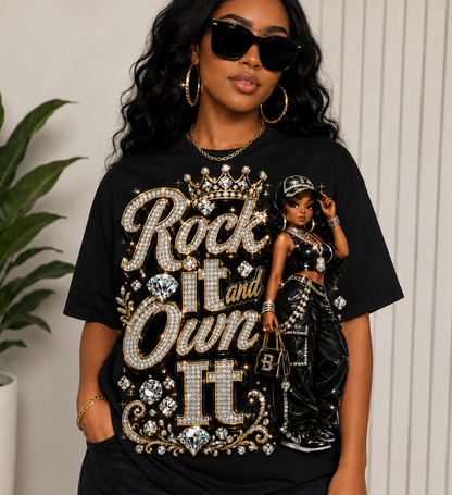 Rock It and Own It PNG Digital Print