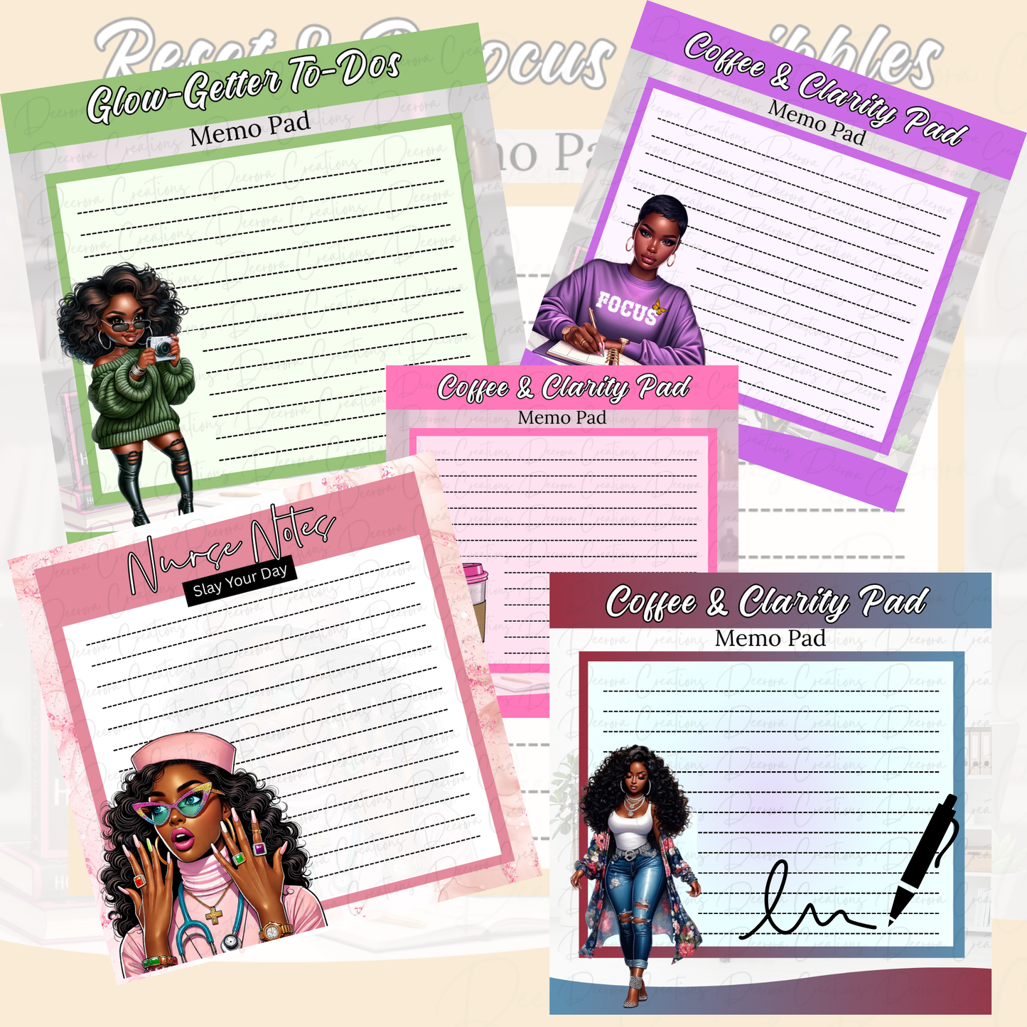 Girly Productivity Collection