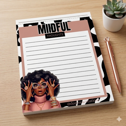 Mindful Thoughts Notepad