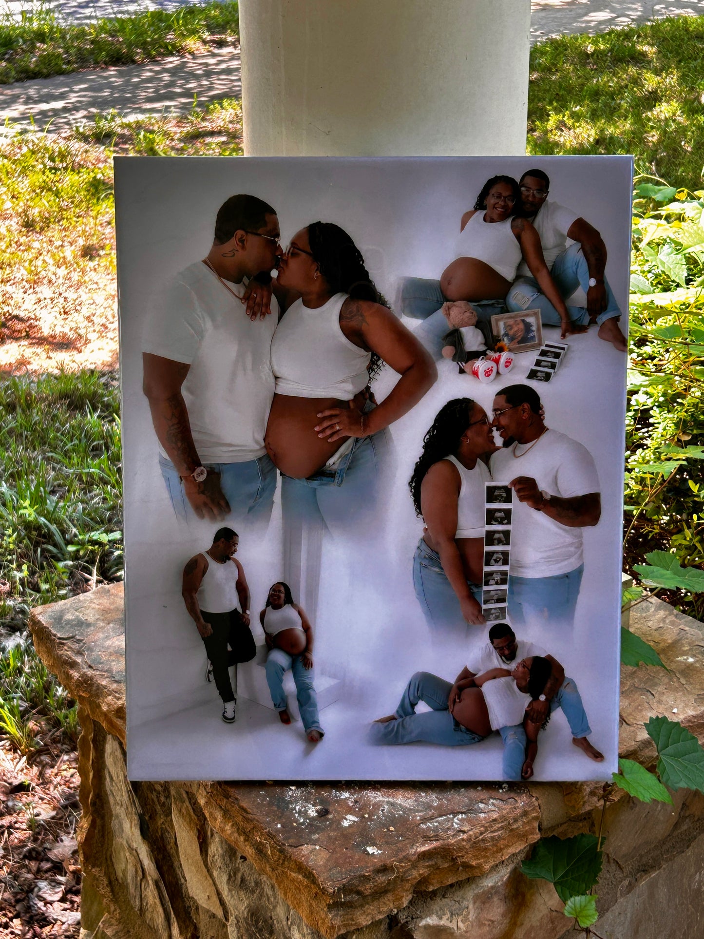 Personalized Photo Collage Canvas Wall Art | Custom Memory Print