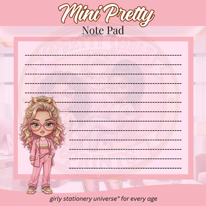 Cute Pocket Memo Pad | Girly Desk & Planner Accessory