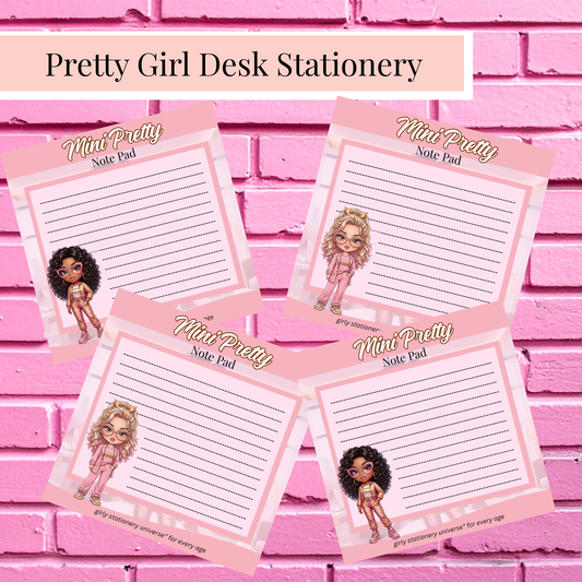 Cute Pocket Memo Pad | Girly Desk & Planner Accessory