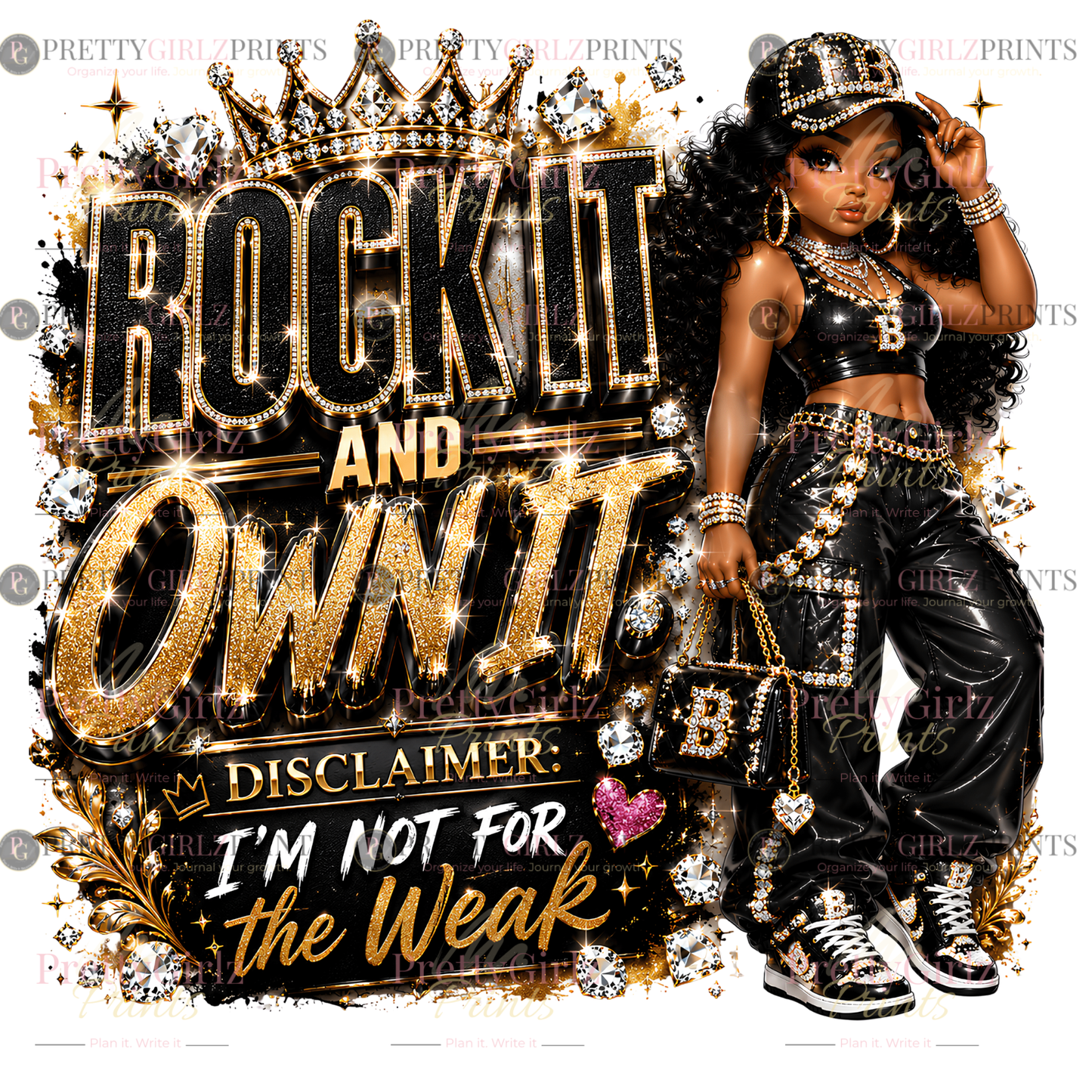 Rock It and Own It – Disclaimer: I'm Not for the Weak PNG