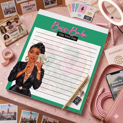 Goal Slay Your Day Notepad