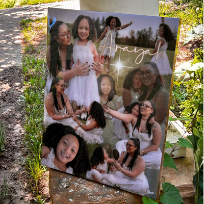 Personalized Photo Collage Canvas Wall Art | Custom Family Memory Print | Personalized Photo Gift